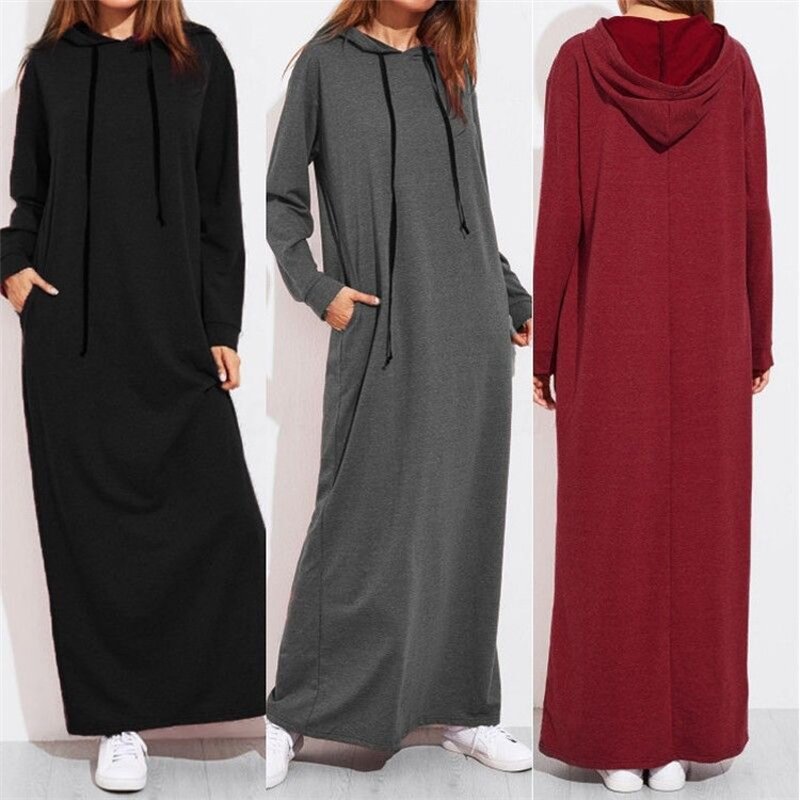 Hoodie Long Dress Supplier - OEM 2020 Autumn Women's Long Dress