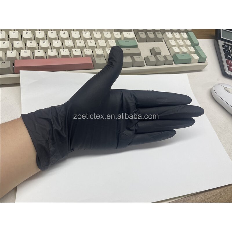 Textured Nitrile Glove Supplier - OEM 5mil Full Textured Repair