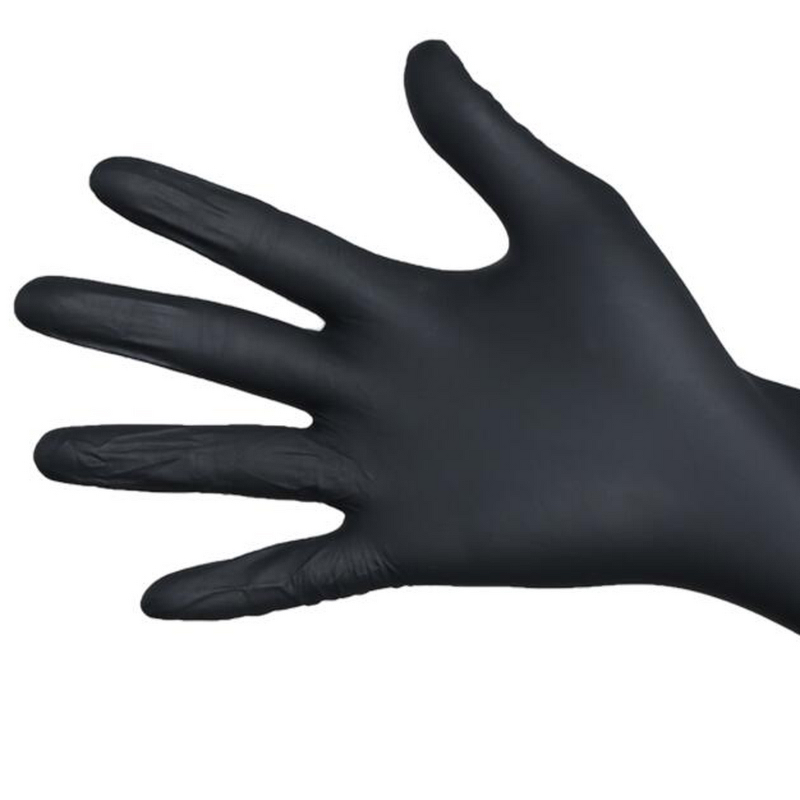 Synthetic Nitrile Gloves Factory - OEM Kitchen Black Blue Rubber