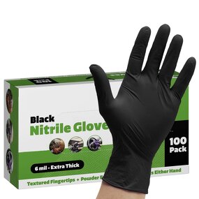 Heavy Duty Nitrile Glove Supplier - OEM 6mil Nitrile Repair Use
