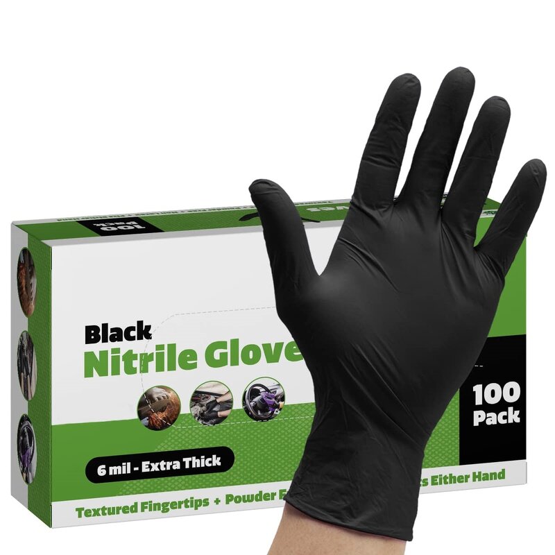 Heavy Duty Nitrile Glove Supplier - OEM 6mil Nitrile Repair Use