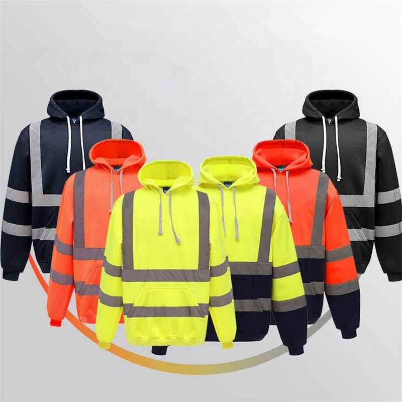 Zip Hoodie Factory - OEM logo Custom High Visibility Reflective