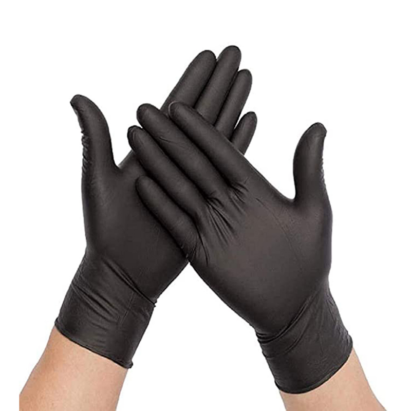 Synthetic Nitrile Gloves Factory - OEM Kitchen Black Blue Rubber