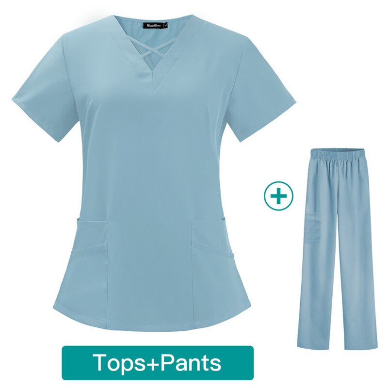 Medical Scrubs Set Supplier - OEM 4 Way Stretch Women Wholesale