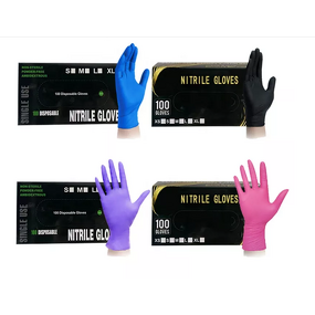 Nitrile Vinyl Gloves Factory - OEM Best Price Multicolored Beauty