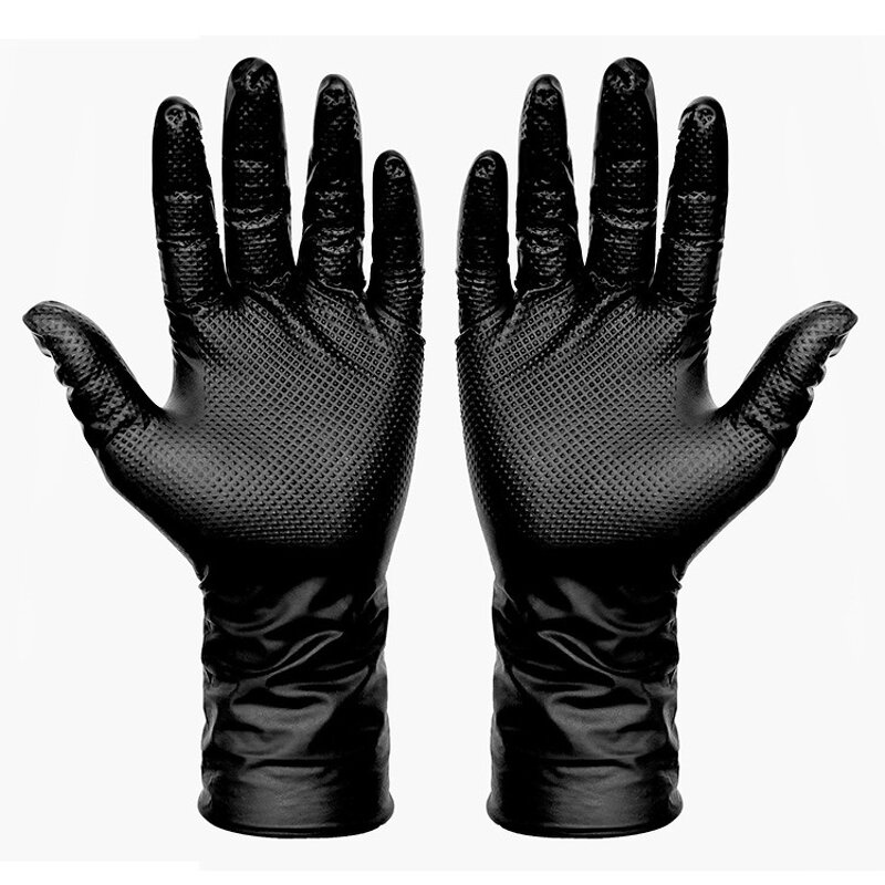 Diamond Nitrile Gloves Supplier - OEM 8 Mil Automobile Industrial