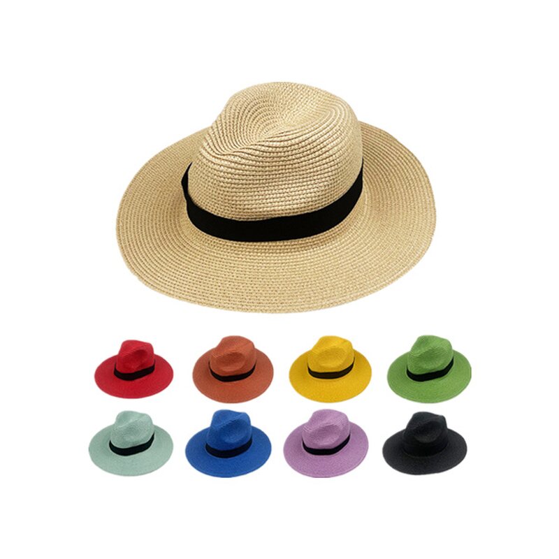 Straw Hat Factory - OEM Summer Collapsible Large Eaves Custom