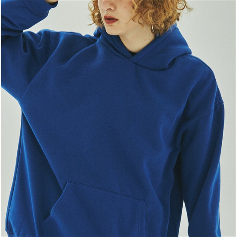 Solid Fleece Pullover Supplier - OEM Unisex Embroidery Warm Coat