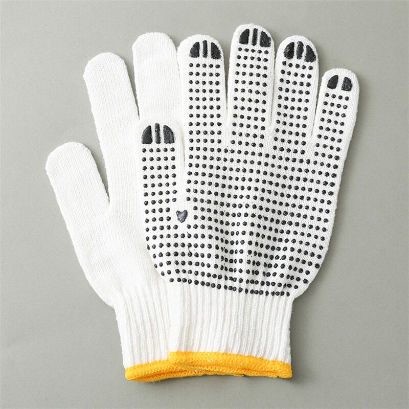 String Gloves Manufacturer - OEM Wholesale Cotton Side Dotted