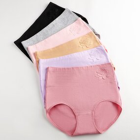 Cotton Underwear Supplier - OEM Solid Color Sexy Breathable