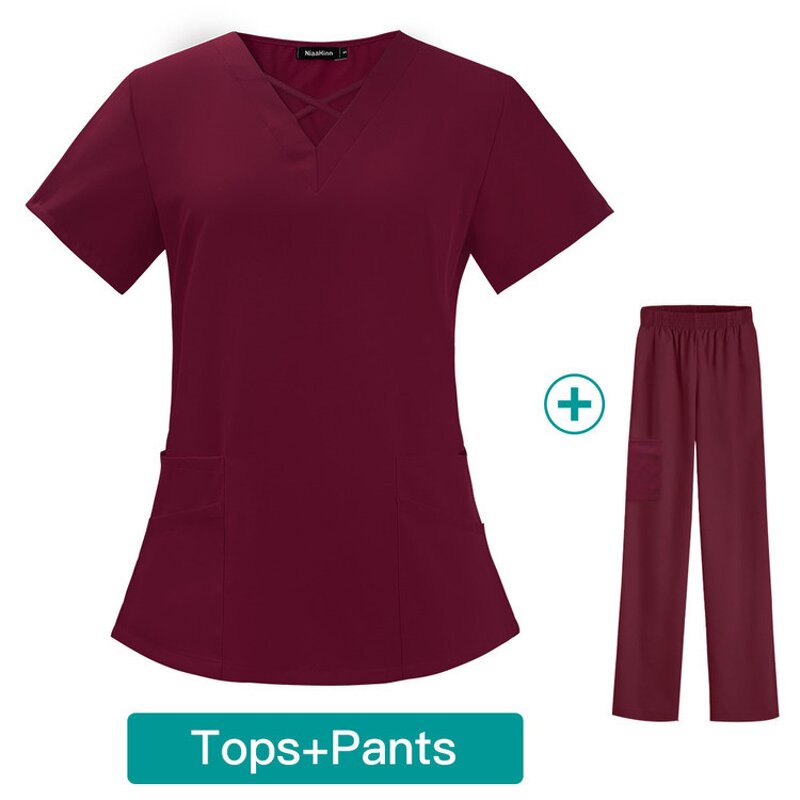 Medical Scrubs Set Supplier - OEM 4 Way Stretch Women Wholesale