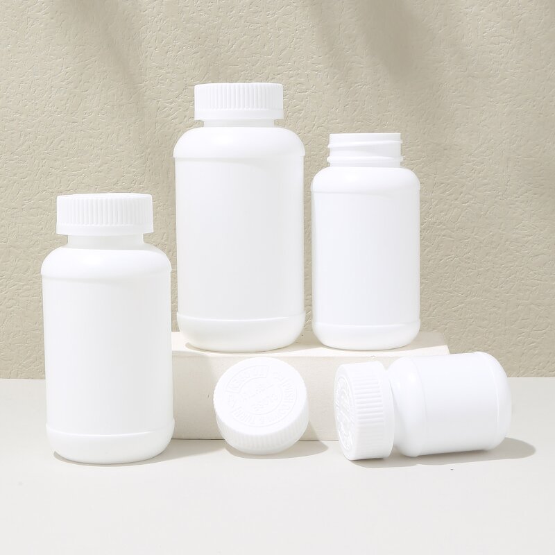 Vitamin Medicine Bottle Supplier - OEM 180-300CC White HDPE