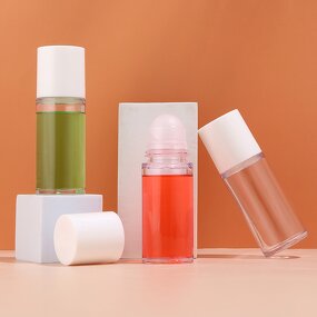 Roller Ball Bottle Factory - OEM 10-50ml Luxury Frosted Round