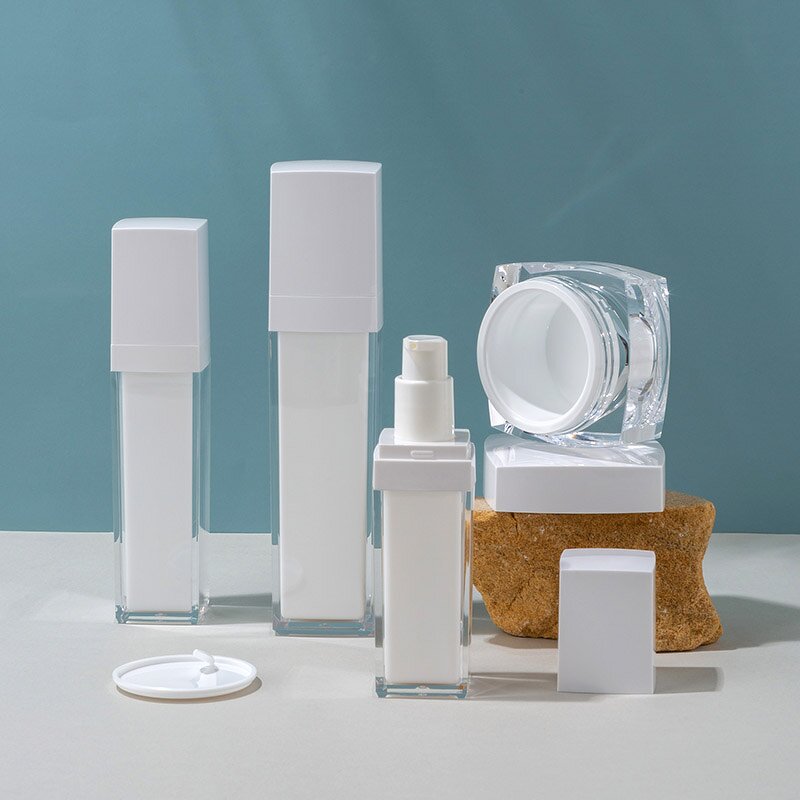 Rotating Airless Bottle Supplier - OEM Luxury 15-50ml Refillable