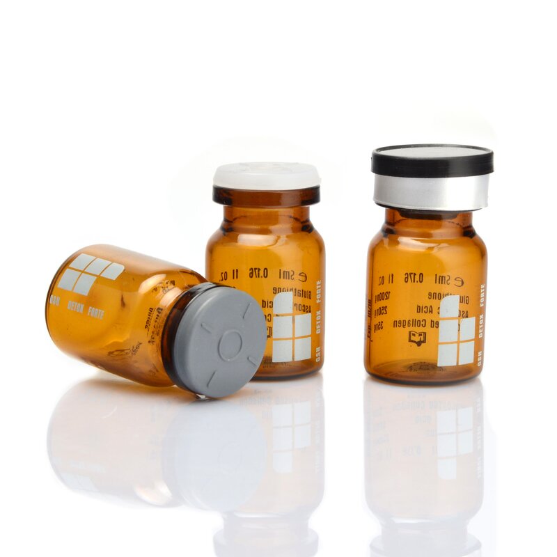 Clear Glass Vial Manufacturer - OEM Stick Label 2-10ml Sterile