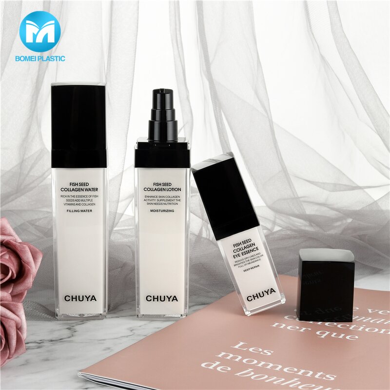 Square Acrylic Jar Manufacturer - OEM 20-100ml Screen Printing