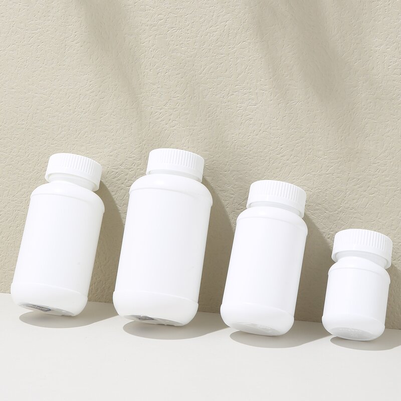 Vitamin Medicine Bottle Supplier - OEM 180-300CC White HDPE