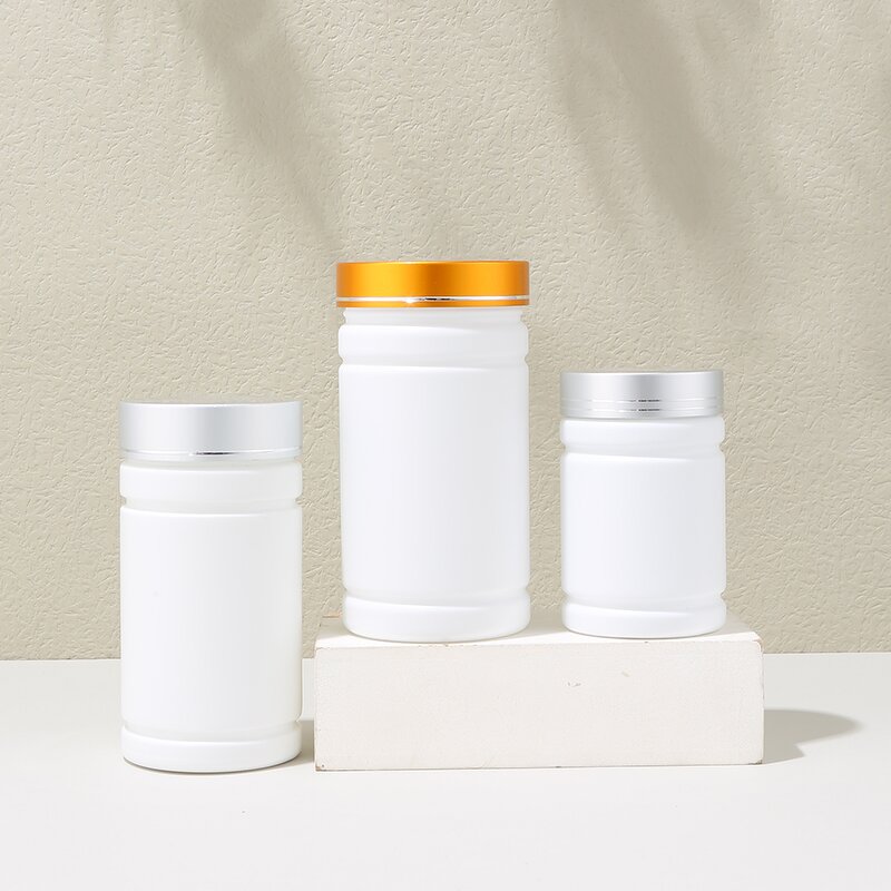 Capsule Medicine Bottle Manufacturer - OEM 300-500CC Cylinder Plastic