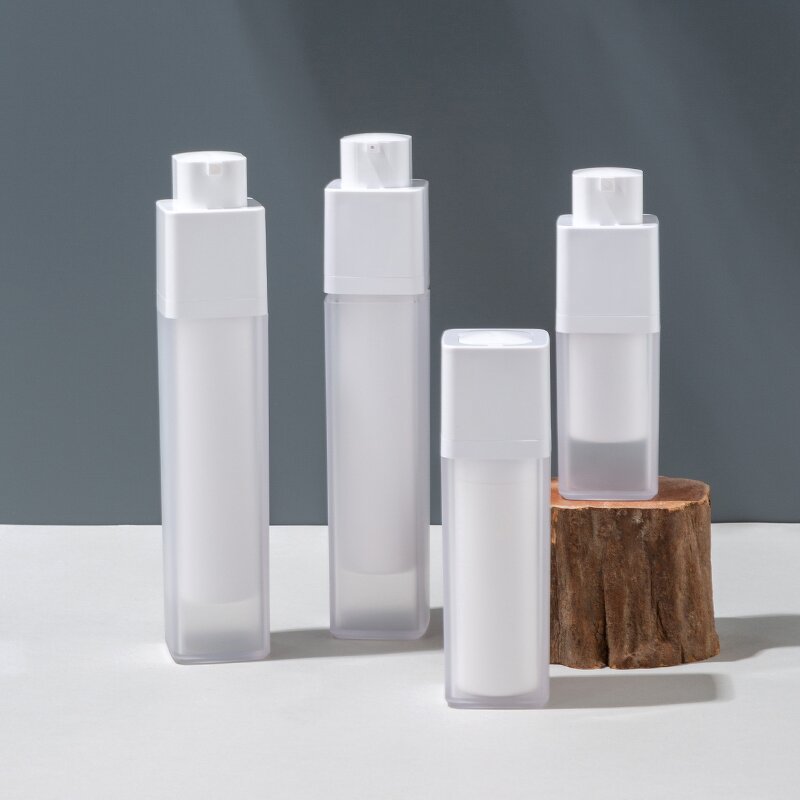 Square Airless Bottle Manufacturer - OEM New Design 15-50ml AS