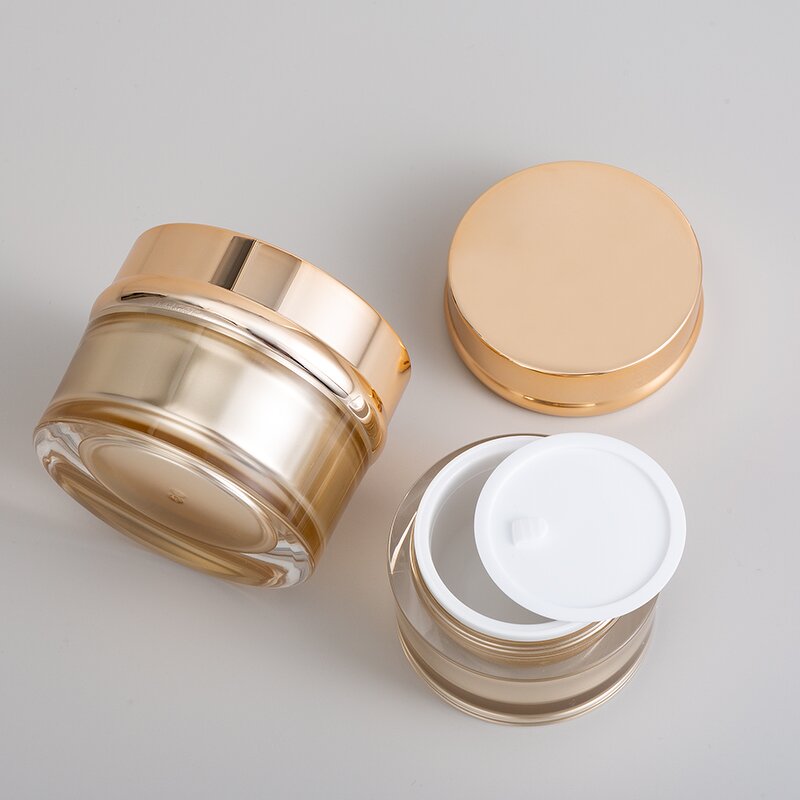 Square Acrylic Jar Manufacturer - OEM Wholesale 10-120ml Empty