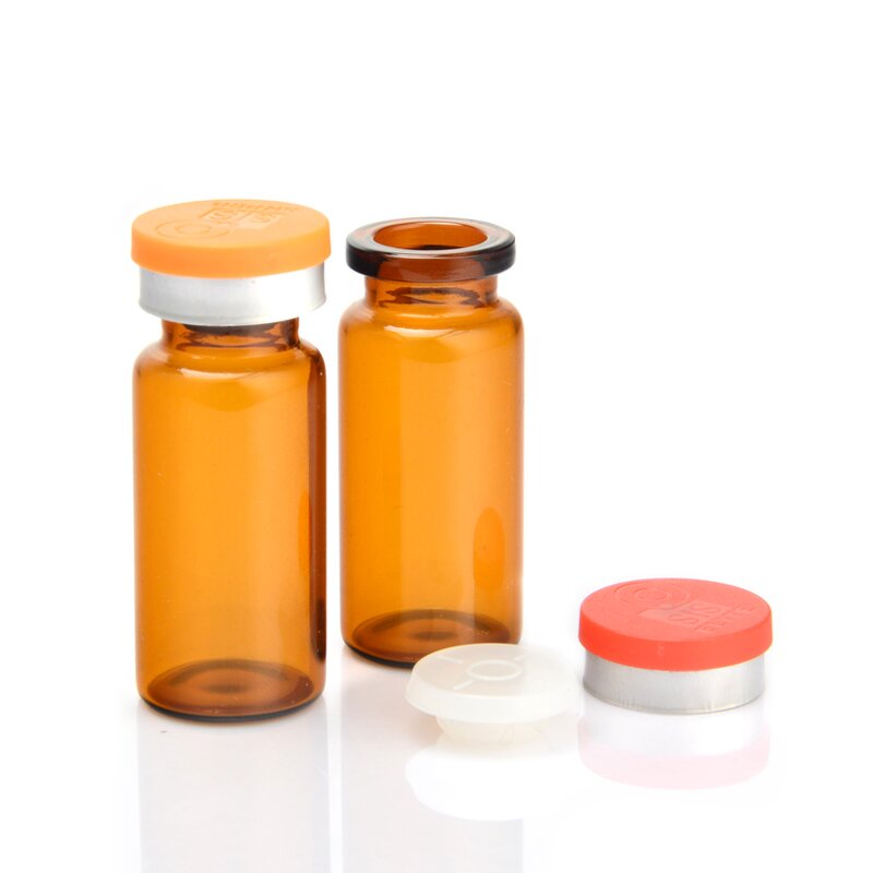 Brown Glass Vial Supplier - OEM 2-10ml Empty Screen Printing