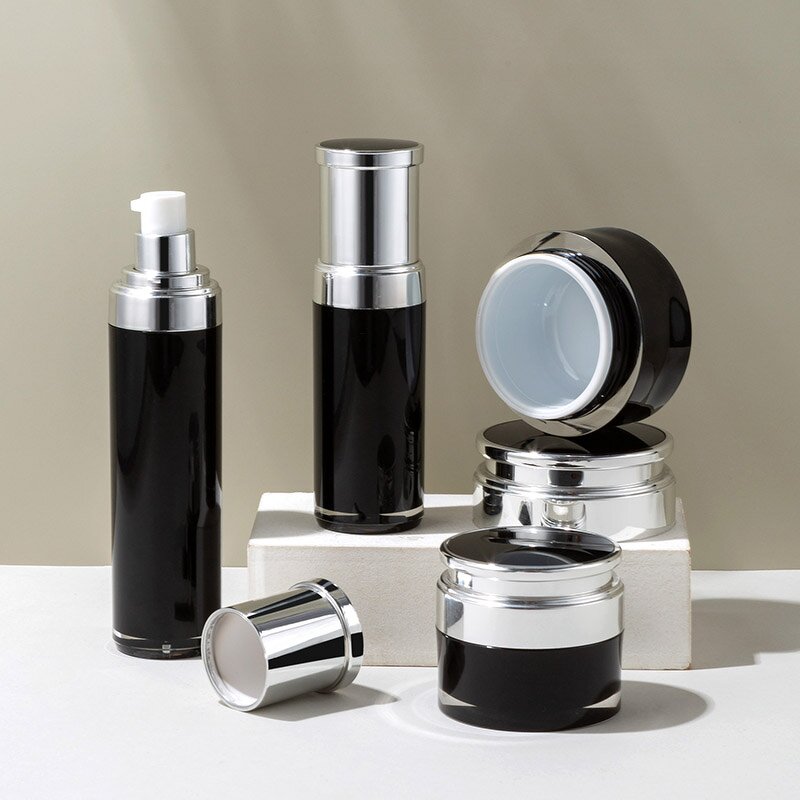 Black Airless Pump Bottle Manufacturer - OEM Bio-degradable Design