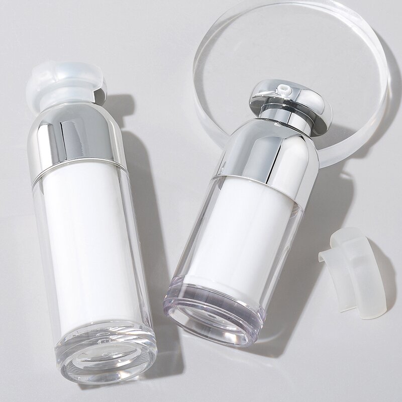 Acrylic Bottle Factory - OEM Luxury 20-100ml Cosmetic Screen