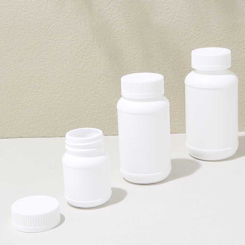 Vitamin Medicine Bottle Supplier - OEM 180-300CC White HDPE