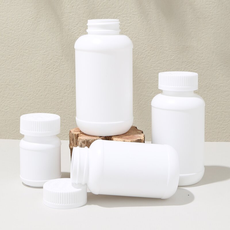 Vitamin Medicine Bottle Supplier - OEM 180-300CC White HDPE