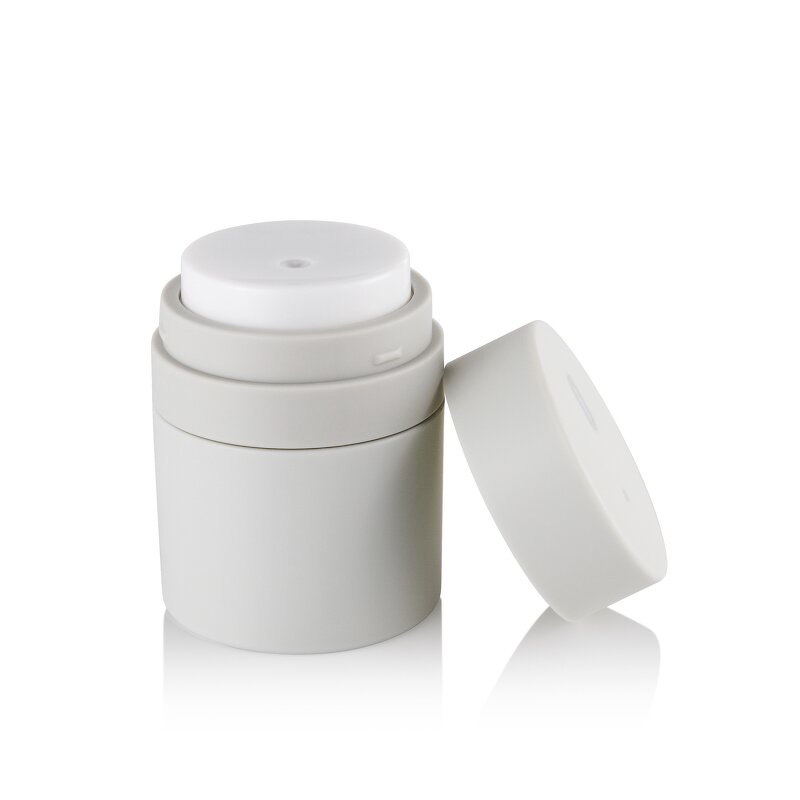 Airless Vacuum Cream Jar Factory - OEM Custom 30-100ml White