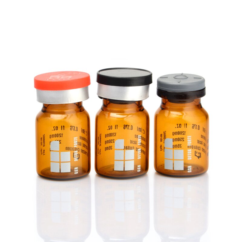 Clear Glass Vial Manufacturer - OEM Stick Label 2-10ml Sterile