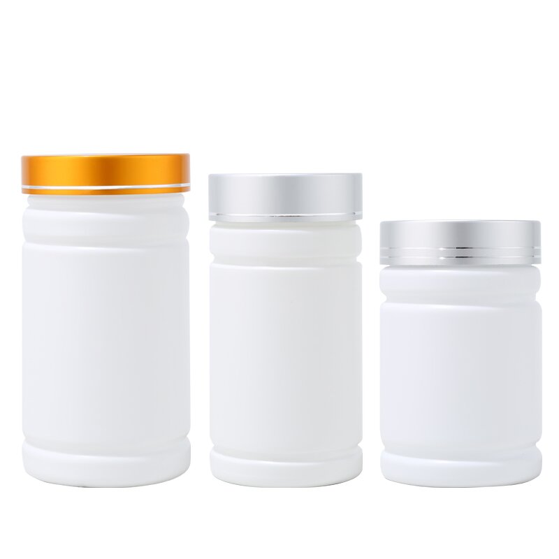Capsule Medicine Bottle Manufacturer - OEM 300-500CC Cylinder Plastic