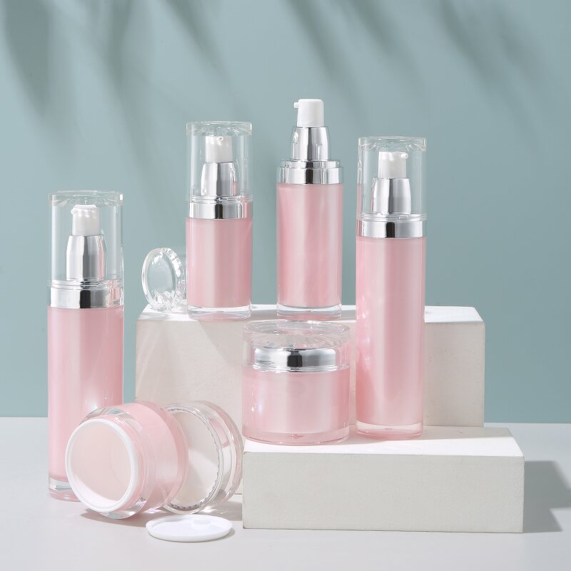 Pink Lotion Pump Bottle Manufacturer - OEM Luxury 30-100ml Empty