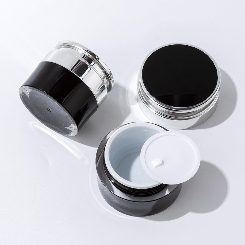 Square Acrylic Jar Manufacturer - OEM Wholesale 10-120ml Empty