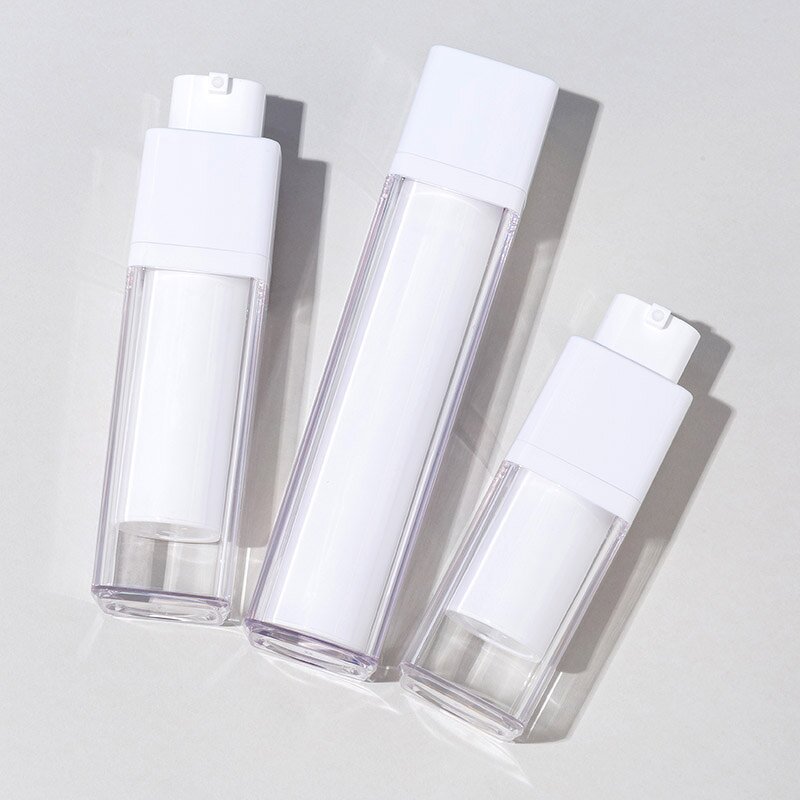 Plastic Airless Pump Bottle Factory - OEM 15-50ml Luxury Round