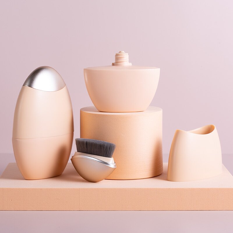 Pink Lotion Bottle Supplier - OEM 35g PP ECO Friendly Eag Shape