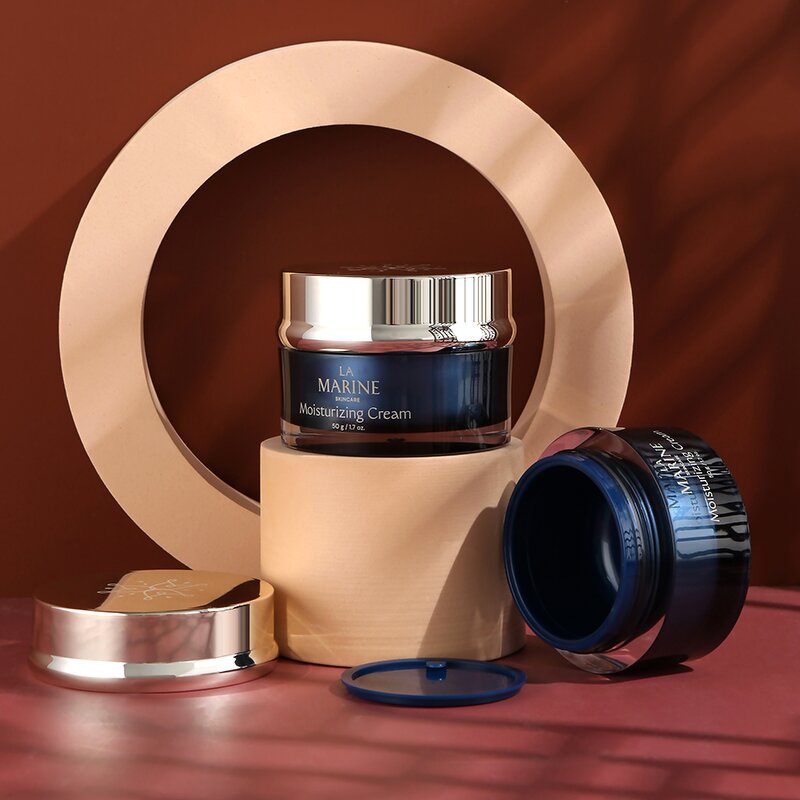Acrylic Plastic Cream Jar Supplier - OEM Custom 30-50g Luxury