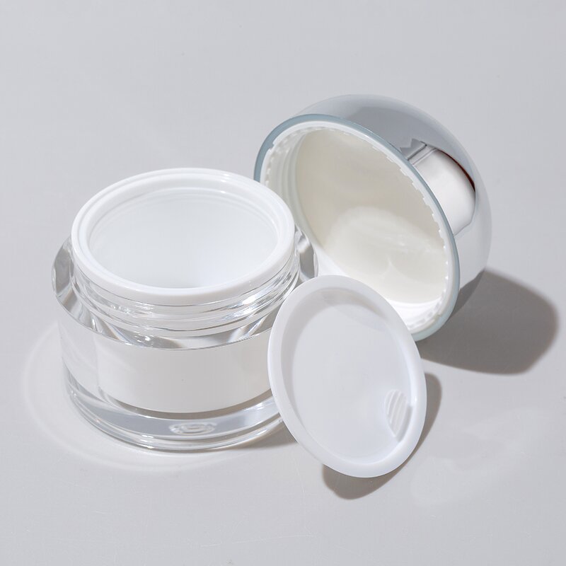 Square Acrylic Jar Manufacturer - OEM Wholesale 10-120ml Empty