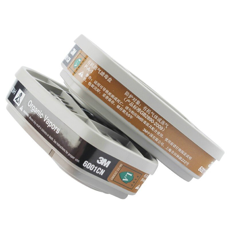 Dust Mask Filter Cartridge Factory - 3M 6001cn Half Mask Medium Pollution Gas