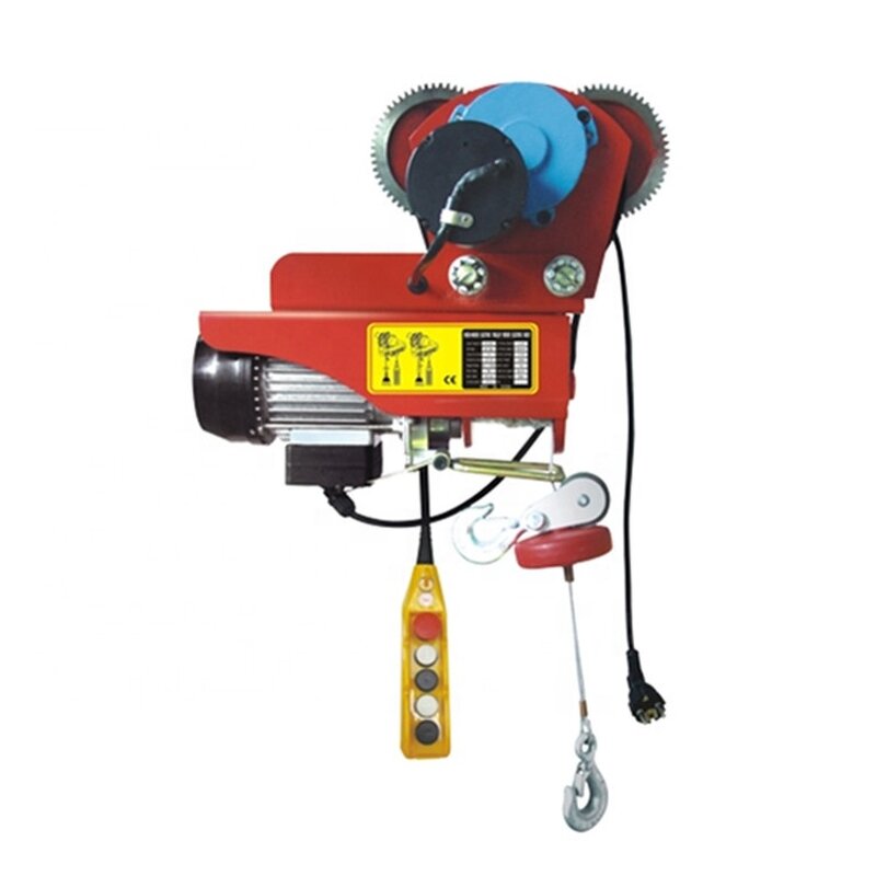 Electric Wire Rope Hoist Supplier - High Quality Portable Mini 1t 200W 12 Month CE