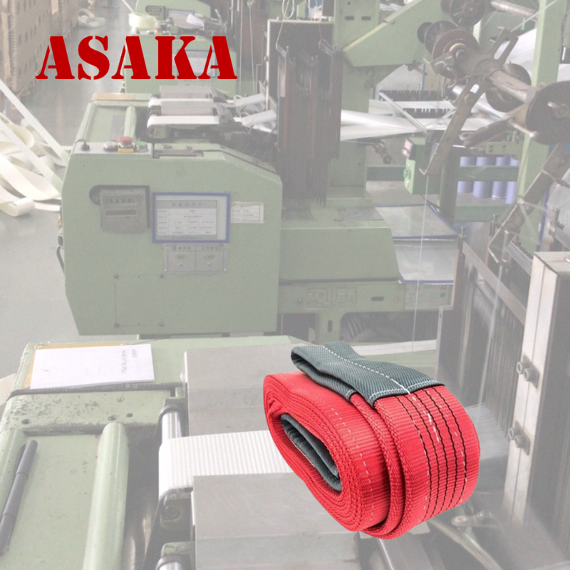 Round Sling Supplier - Heavy Duty Red High Visibility for Industrial Use