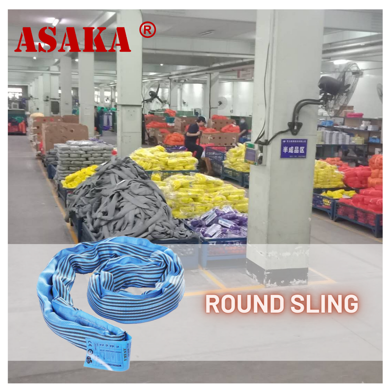 Round Lifting Sling Manufacturer - European Standard 8Ton 1Meter for Philippines