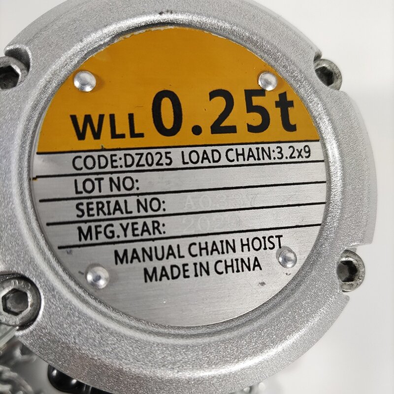 Mini Chain Block Factory - Low Price 250 kg Small Manual Chain Block