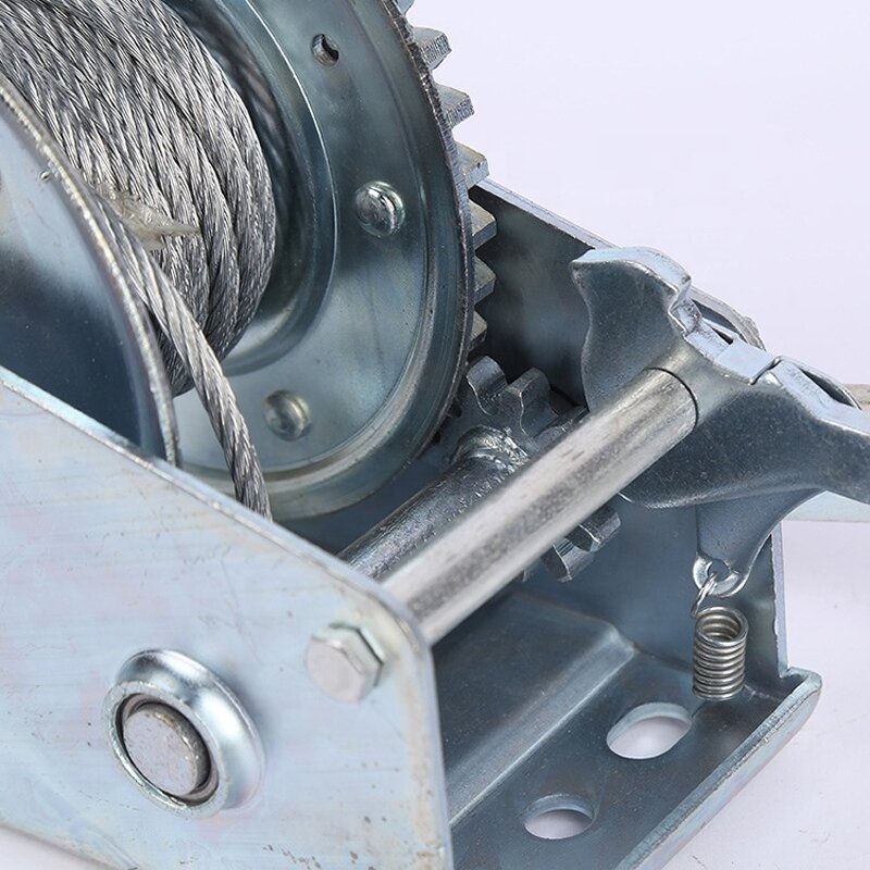 Micro Hand Winch Factory - Manufacture in China Best Price Automatic Brake 2000 Lbs