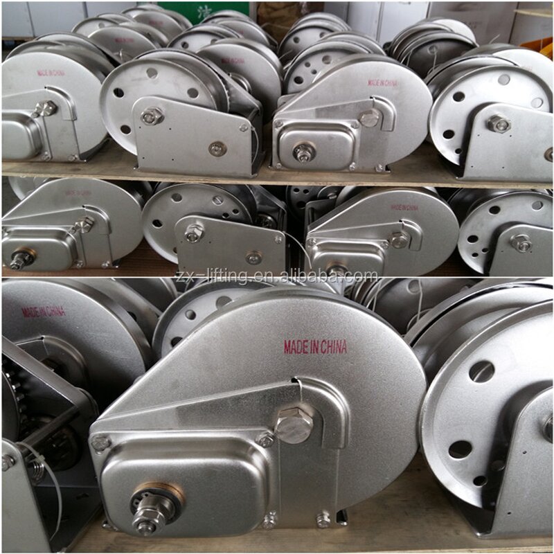 Heavy Duty Lifting Winch Supplier - Stainless Steel 1200-5000lbs 3 Ton with Cable