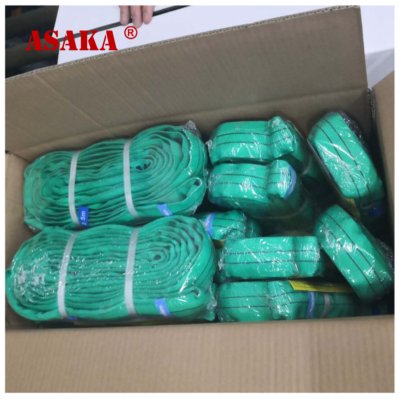 Polyester Flat Lifting Sling Supplier - Cheap Price 2Ton 3Meter Safety Factor 8