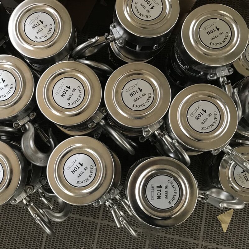 Manual Hand Chain Hoist Factory - Stainless Steel Cheap Price 1T 7M Gear