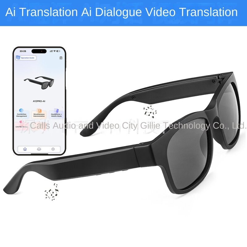 AI Dialogue Glasses Factory - OEM Intelligent Audio Video On-Screen