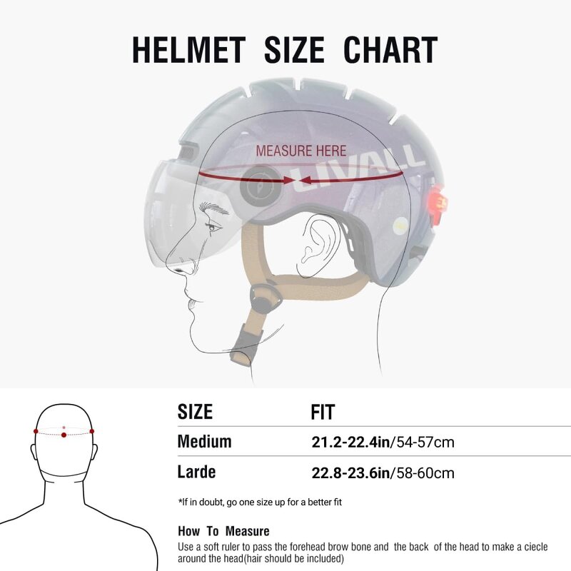 Smart Bike Helmet Supplier - OEM L23 with LED Lights Visor