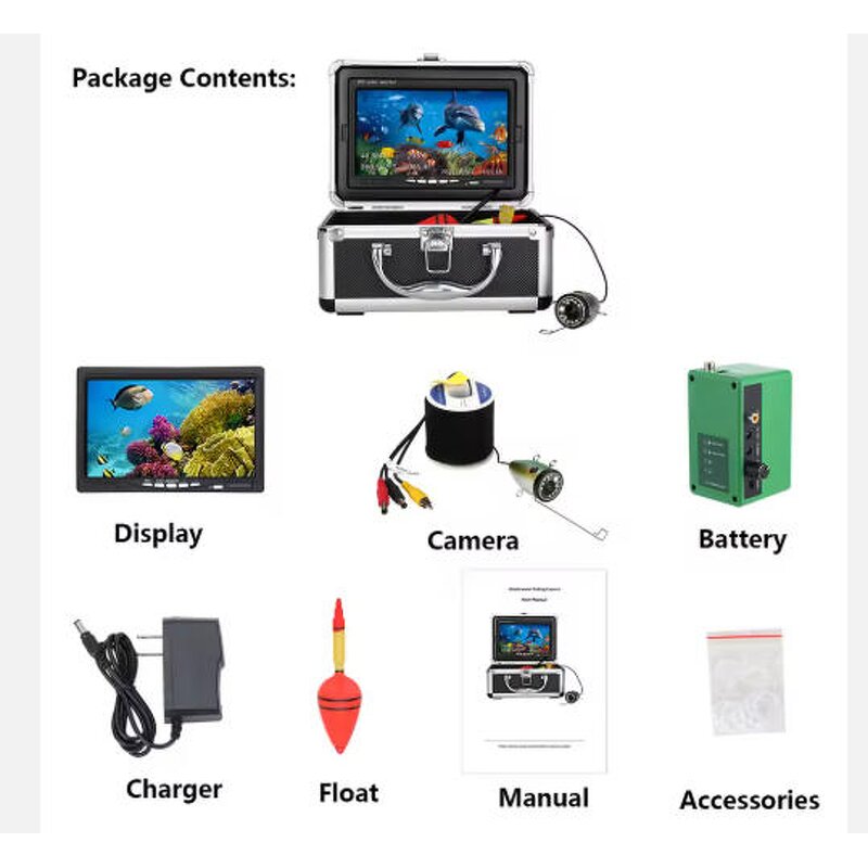 Underwater Fishing Device Supplier - OEM 7-inch 12 IR Lights HD